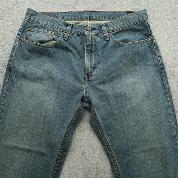Levi's 559 Jeans Mens Size 34x30 Blue Relaxed Straight 100% Cotton Denim Pants - Picture 11 of 16